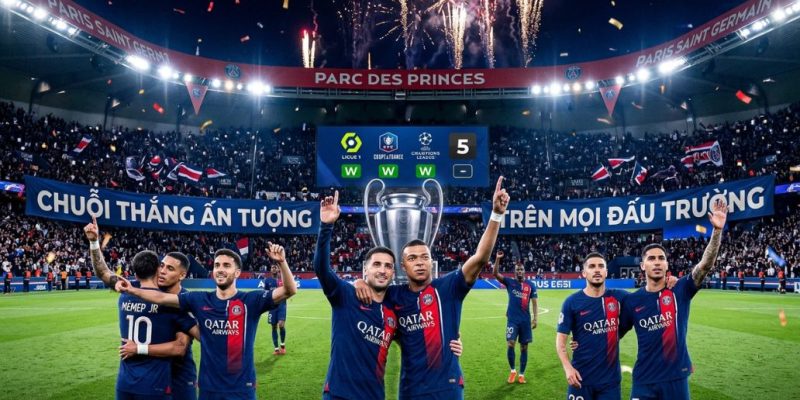 Paris Saint Germain Voi Chuoi Thang An Tuong Tren Moi Dau Truong